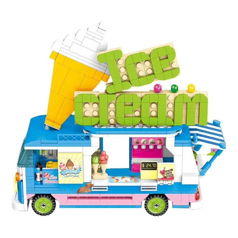 City Street View Ice Cream Car Camping 453PCS Bricks Model Building Blocks Toys for Children Sets Kids Gifts Car City Block
City Street View Ice Cream Car Camping 453PCS Bricks Model Building Blocks Toys for Children Sets Kids Gifts Car City Block
