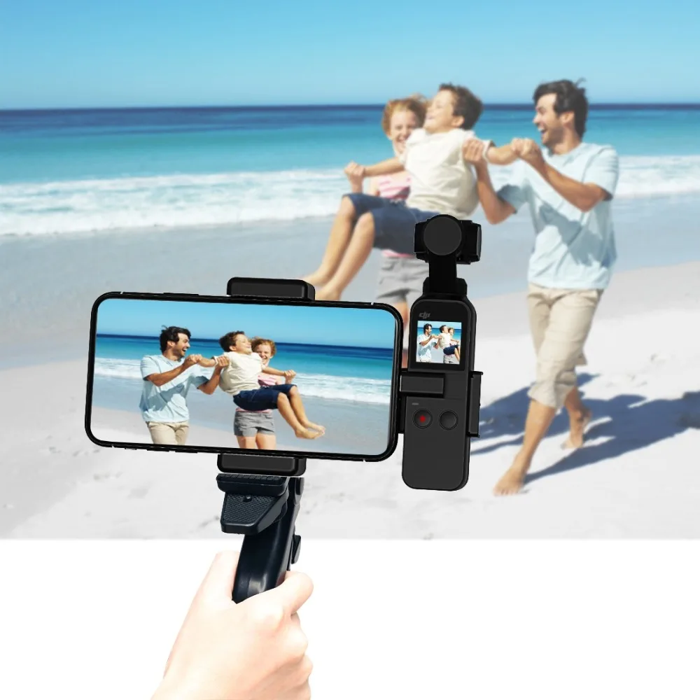 PULUZ Smartphone Fixing Clamp Grip Folding Tripod 1/4 inch Holder Mount Bracket DJI OSMO Pocket Phone Camera Accessories
PULUZ Smartphone Fixing Clamp Grip Folding Tripod 1/4 inch Holder Mount Bracket DJI OSMO Pocket Phone Camera Accessories