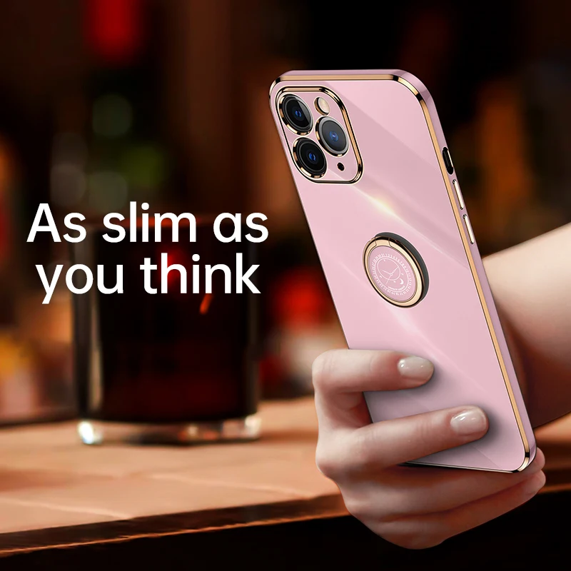 Shockproof Plating Phone Case For iPhone 6 X XS XR 6S 7 8 SE 11 12 13 Plus Pro Max Mini 2020 Ring Holder Stand Protection Cover
Shockproof Plating Phone Case For iPhone 6 X XS XR 6S 7 8 SE 11 12 13 Plus Pro Max Mini 2020 Ring Holder Stand Protection Cover