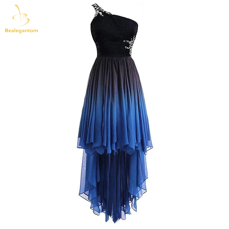 Bealegantom 2020 One Shoulder Hi-Lo Gradient Chiffon Prom Dresses Ombre Party Gown Vestidos De Gala Long Prom Gown QA1564
Bealegantom 2020 One Shoulder Hi-Lo Gradient Chiffon Prom Dresses Ombre Party Gown Vestidos De Gala Long Prom Gown QA1564