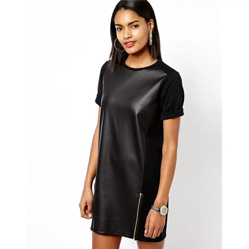 Womens Causal Spandex PVC Short Sleeve T-Shirt Top Clubwear dress X9012 MXL2XL
Womens Causal Spandex PVC Short Sleeve T-Shirt Top Clubwear dress X9012 MXL2XL