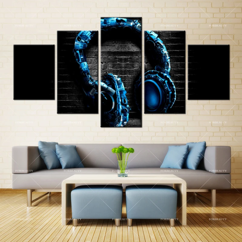 Forbeauty Canvas Painting Wall Art Headphones_Stereo_Blue Spray Printing Waterproof Ink Home Decor
Forbeauty Canvas Painting Wall Art Headphones_Stereo_Blue Spray Printing Waterproof Ink Home Decor
