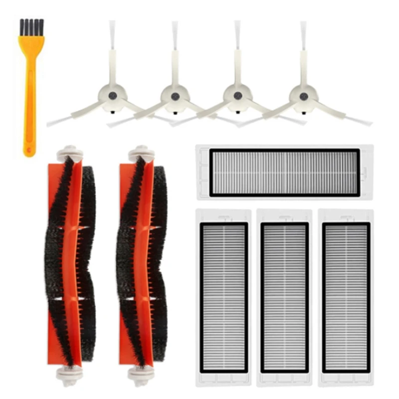 Side Brushes+Main Brushes+HEPA Filters for Xiaomi MI Robot Vacuum 2 for Roborock S50 Vacuum Cleaner Parts Accessories
Side Brushes+Main Brushes+HEPA Filters for Xiaomi MI Robot Vacuum 2 for Roborock S50 Vacuum Cleaner Parts Accessories