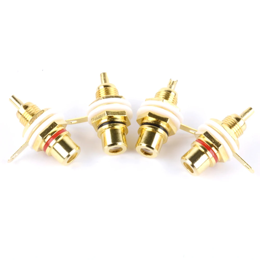 10pcs/lot Panel Mount Gold Plated RCA Female Plug Jack Audio Socket Amplifier Chassis Phono Connector With Nut Solder Cup
10pcs/lot Panel Mount Gold Plated RCA Female Plug Jack Audio Socket Amplifier Chassis Phono Connector With Nut Solder Cup