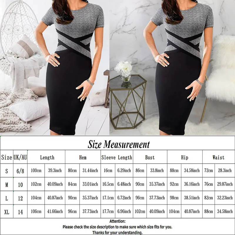 Summer Dress Women Sexy O Neck Contrast Color Splicing Bodycon Dress Short Sleeve Package Hip Dress 2021 New Mujer Vestidos
Summer Dress Women Sexy O Neck Contrast Color Splicing Bodycon Dress Short Sleeve Package Hip Dress 2021 New Mujer Vestidos