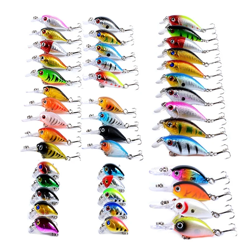 43Pcs Mixed Fishing Lure Bait Set Wobbler Crankbaits Swimbait Minnow Hard Baits Carp Fishing Tackle
43Pcs Mixed Fishing Lure Bait Set Wobbler Crankbaits Swimbait Minnow Hard Baits Carp Fishing Tackle
