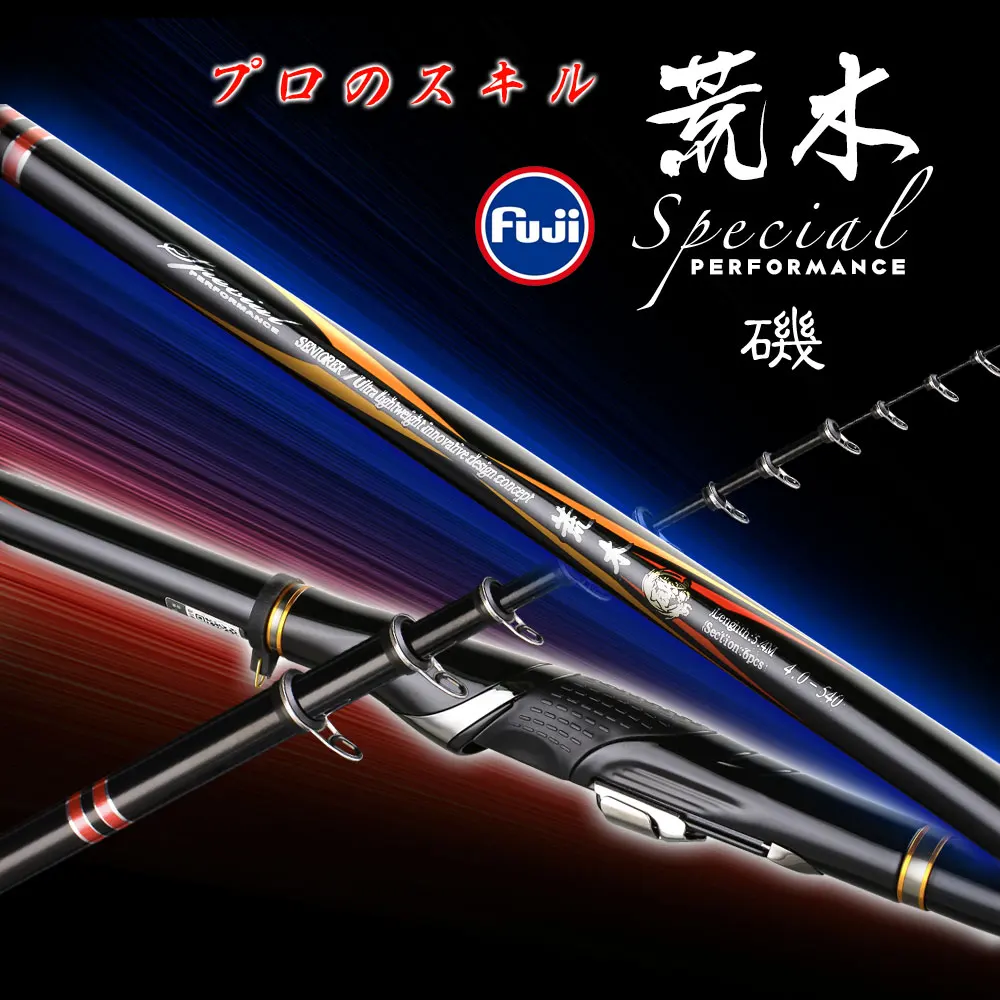 Japan import High carbon ultra light super hard reef rock fishing rod 4#4.5m5.4m Long shot pole Hand sea fishing rod carp rods
Japan import High carbon ultra light super hard reef rock fishing rod 4#4.5m5.4m Long shot pole Hand sea fishing rod carp rods