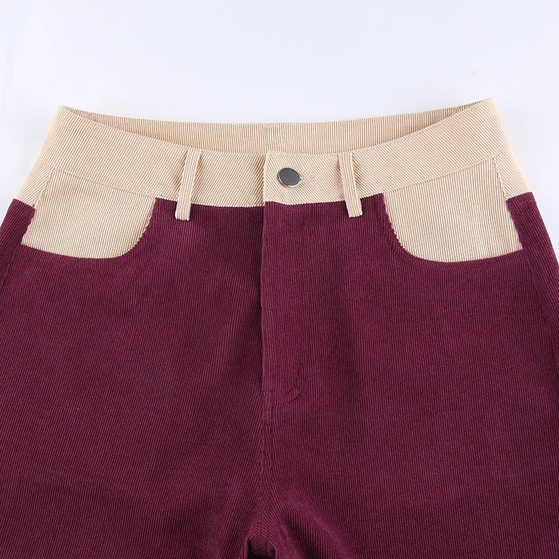 New Straight Leg Pants Women's Fall Winter European American Hot Style Corduroy Contrast Stitching High-Waist Casual Trousers
New Straight Leg Pants Women's Fall Winter European American Hot Style Corduroy Contrast Stitching High-Waist Casual Trousers