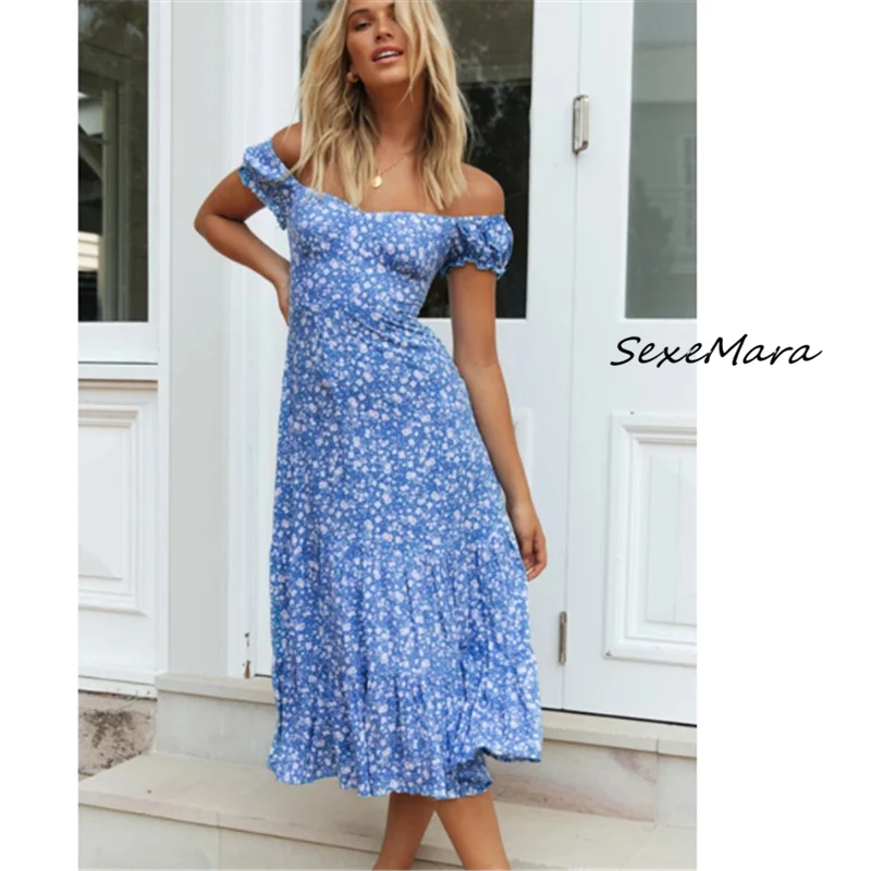 2022 Summer Women Dress Off-the-shoulder Elegant Bohemian Dresses Plus Size Print Sexy Beach Dress
2022 Summer Women Dress Off-the-shoulder Elegant Bohemian Dresses Plus Size Print Sexy Beach Dress