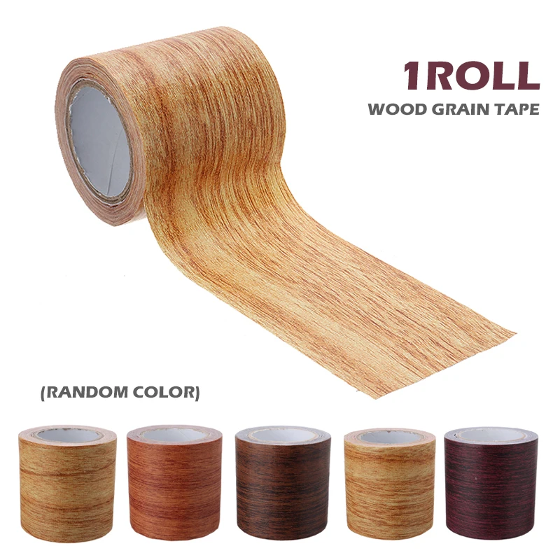 5.7cm*4.57m/Roll Wood Grain Repair Adhesive Duct Tape Self Adhesive Window Decal Living Room Floor Waterproof Tapes Random Color
5.7cm*4.57m/Roll Wood Grain Repair Adhesive Duct Tape Self Adhesive Window Decal Living Room Floor Waterproof Tapes Random Color
