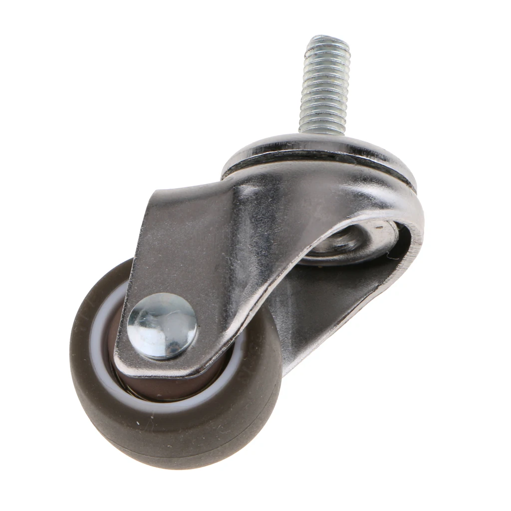 Steel Threaded Stem TPR Rubber Caster for Cart, Trolley, Furniture - Silent and Non-marking
Steel Threaded Stem TPR Rubber Caster for Cart, Trolley, Furniture - Silent and Non-marking