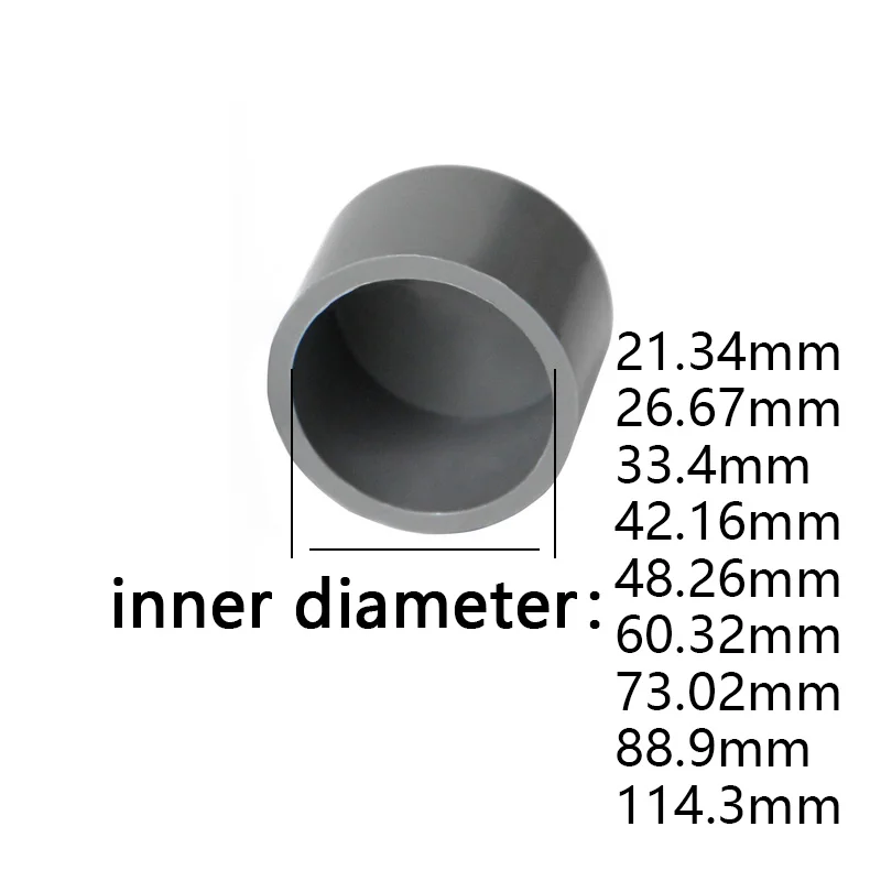 PVC End Cap Connector ID End Cap Plug PVC Tube Joint Pipe Fitting Coupler Water Connector For Aquarium Fish Tank 1 Pcs
PVC End Cap Connector ID End Cap Plug PVC Tube Joint Pipe Fitting Coupler Water Connector For Aquarium Fish Tank 1 Pcs