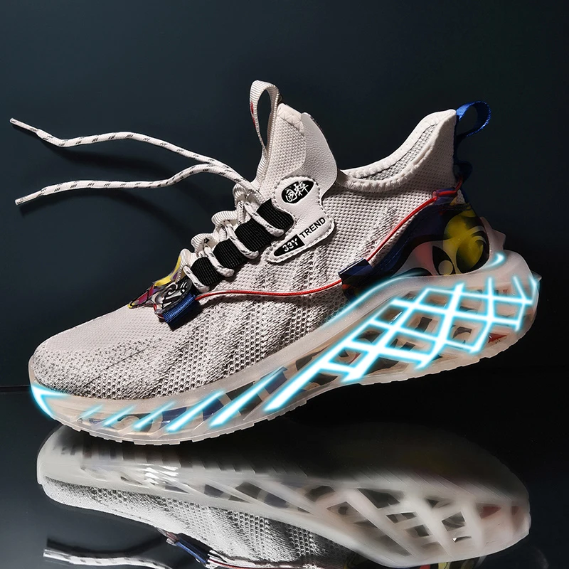 New men's trendy fashion sneakers running shoes cool white sports jogging high-quality men's shoes
New men's trendy fashion sneakers running shoes cool white sports jogging high-quality men's shoes