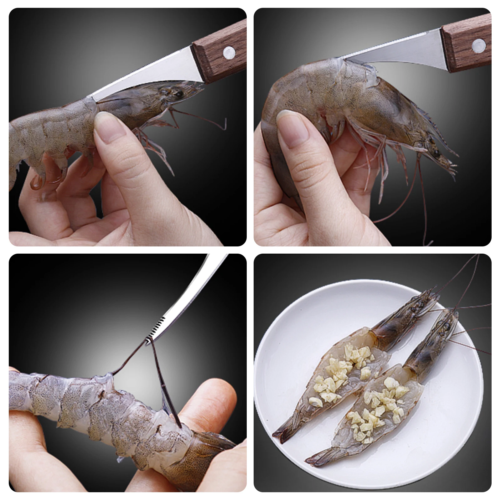 2Pcs Stainless Steel Shrimp Peeler Shrimp Deveiner Shrimp Opener To Shrimp Thread Knife Shrimp Cleaners Kitchen Supplies Tools
2Pcs Stainless Steel Shrimp Peeler Shrimp Deveiner Shrimp Opener To Shrimp Thread Knife Shrimp Cleaners Kitchen Supplies Tools
