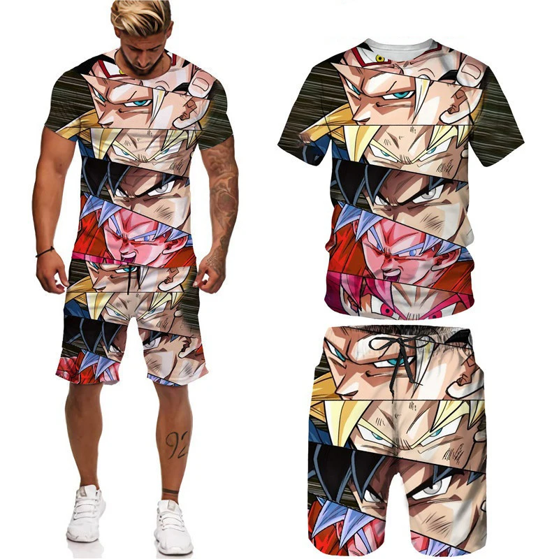 Summer 3D AnimePrinted Men's T-shirt Shorts Set Men's Sportswear Tracksuit O Neck Short Sleeve Men's Clothing Suit
Summer 3D AnimePrinted Men's T-shirt Shorts Set Men's Sportswear Tracksuit O Neck Short Sleeve Men's Clothing Suit