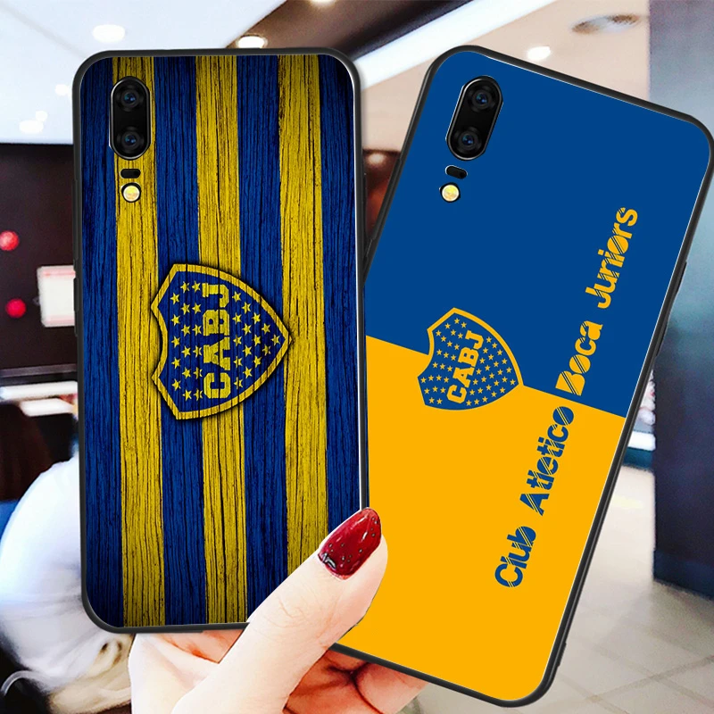 Чехол для Xiaomi Redmi 7A FC Boca Juniors мягкий черный чехол из ТПУ Tevez 8A K20 DiY 4X Note 8