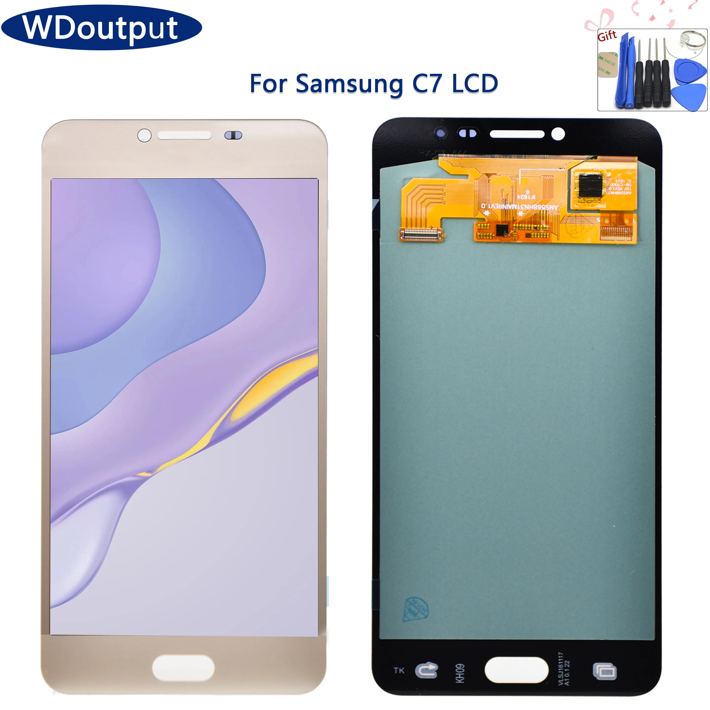Super AMOLED 5.7''inches LCD For Samsung Galaxy C7 SM-C7000 LCD Display Touch Screen Digitizer Assembly Replacement For C7 LCD
Super AMOLED 5.7''inches LCD For Samsung Galaxy C7 SM-C7000 LCD Display Touch Screen Digitizer Assembly Replacement For C7 LCD