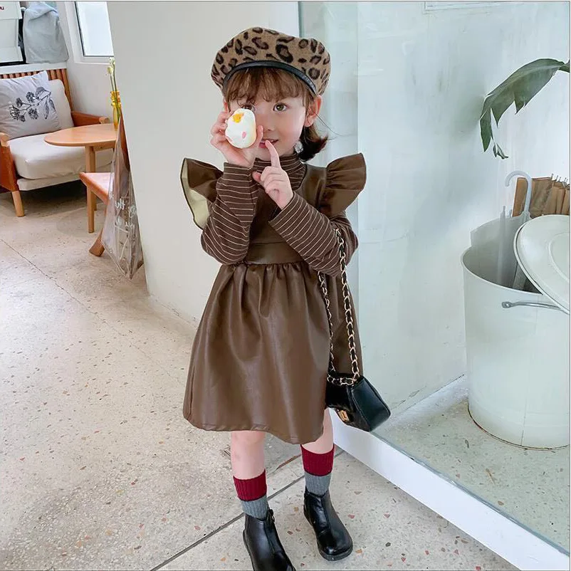 Girls' Leather Skirt Suit Spring And Autumn 2021 New Style Children's Tide Skirt Spring And Autumn Girl Two-piece Suit
Girls' Leather Skirt Suit Spring And Autumn 2021 New Style Children's Tide Skirt Spring And Autumn Girl Two-piece Suit