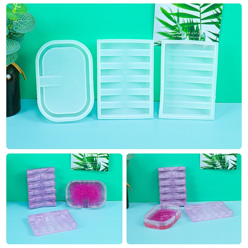 Resin Silicone Self Draining Soap Dish Mold Tray Mold Soap Holder Mold Epoxy Casting DIY Bars Shower Soap Saver Soap Rack Mold
Resin Silicone Self Draining Soap Dish Mold Tray Mold Soap Holder Mold Epoxy Casting DIY Bars Shower Soap Saver Soap Rack Mold
