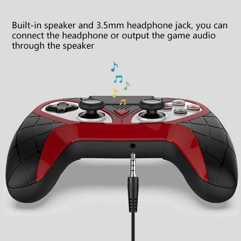 Wireless Gamepad Controller Joystick for PS3/PS4, Game Handle Compatible with PC & An-droid & I OS,Built-in 6-Axis Gyro
Wireless Gamepad Controller Joystick for PS3/PS4, Game Handle Compatible with PC & An-droid & I OS,Built-in 6-Axis Gyro
