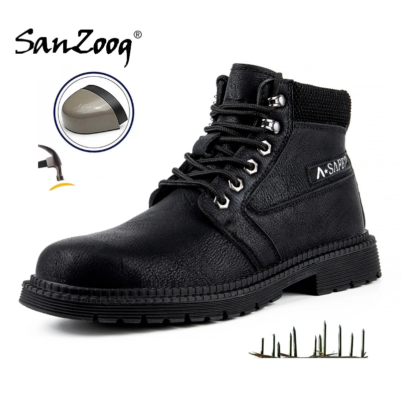 Men Work Safety Shoes Steel Toe Working Boots Zapatos De Seguridad Hombre Werkschoenen Chaussure Securite Homme Indestructible
Men Work Safety Shoes Steel Toe Working Boots Zapatos De Seguridad Hombre Werkschoenen Chaussure Securite Homme Indestructible