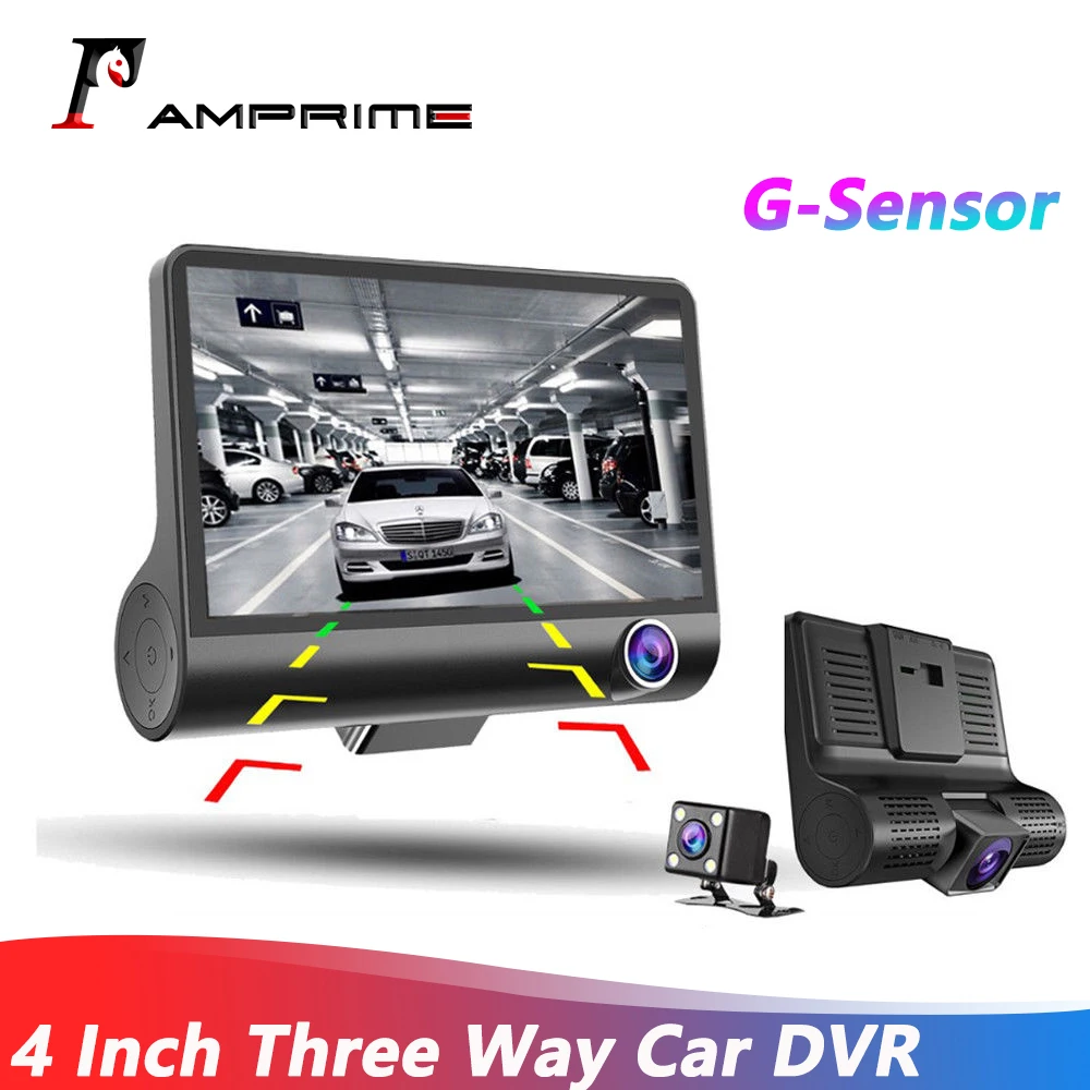 AMPrime DVR 4 ''Автомобильный видеорегистратор с тремя объективами, видеорегистратор с тремя объективами, автомобильный 170 широкоугольный видеор... 
AMPrime DVR 4 ''Автомобильный видеорегистратор с тремя объективами, видеорегистратор с тремя объективами, автомобильный 170 широкоугольный видеор...