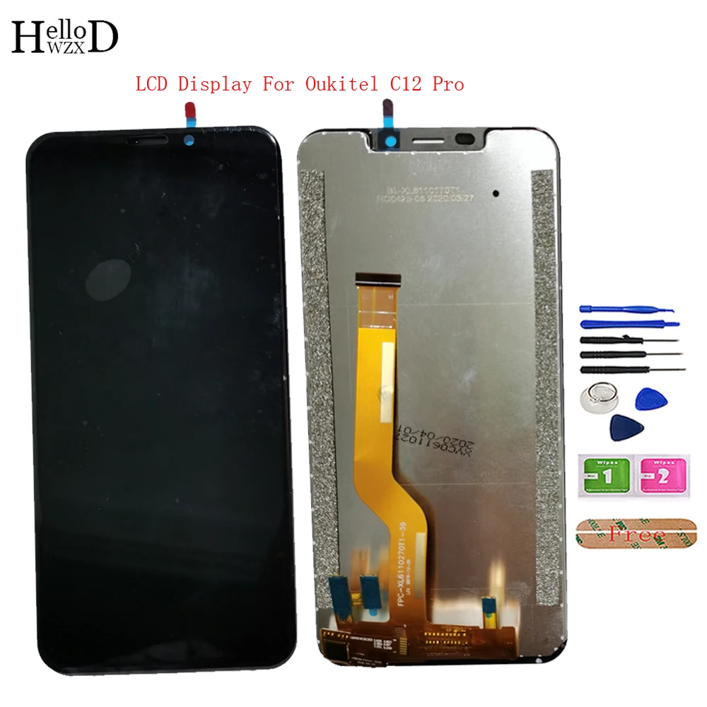 Мобильный ЖК-дисплей 6 18 дюйма для Oukitel C12 Pro сенсорный экран датчик дигитайзер