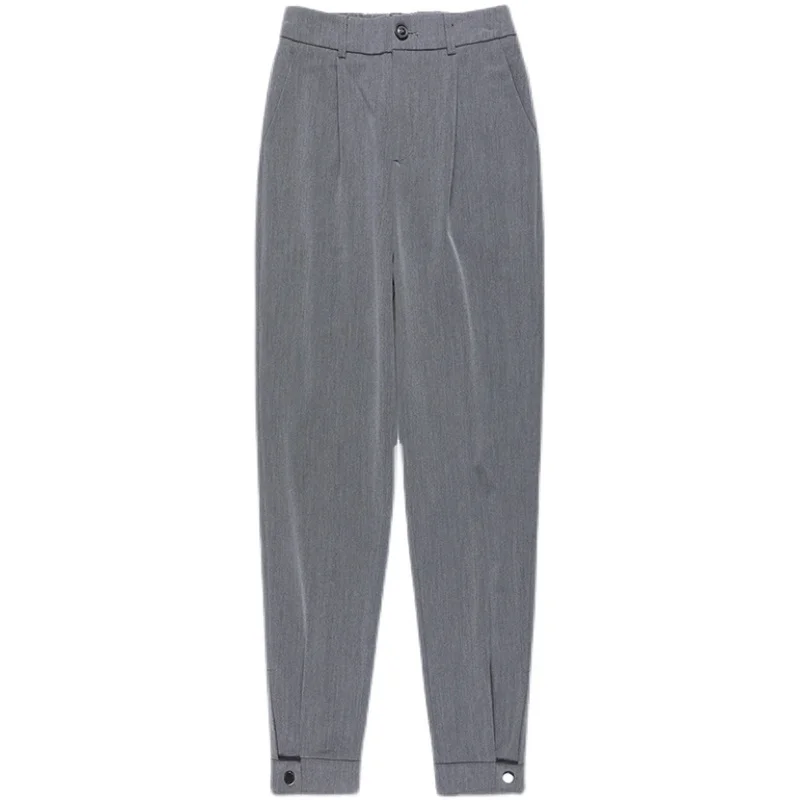 Suit Pants Women's High Waist Slimming Spring/Summer 2021 New Loose Casual Radish Ankle-Length Straight Cargo Pants
Suit Pants Women's High Waist Slimming Spring/Summer 2021 New Loose Casual Radish Ankle-Length Straight Cargo Pants