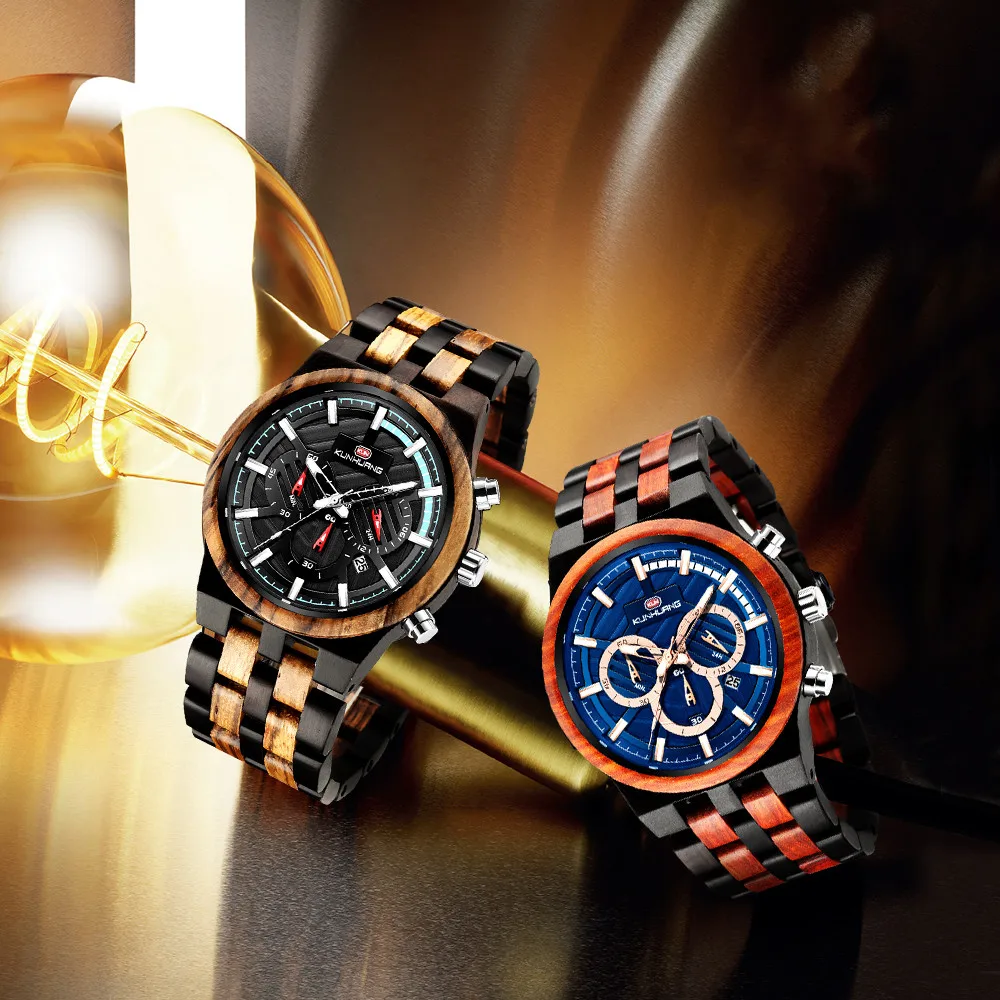 Relogio Masculino Wooden Watch Men Top Brand Luxury Stylish Retro Zebra Chronograph Military Watches in Wooden Box reloj hombre
Relogio Masculino Wooden Watch Men Top Brand Luxury Stylish Retro Zebra Chronograph Military Watches in Wooden Box reloj hombre