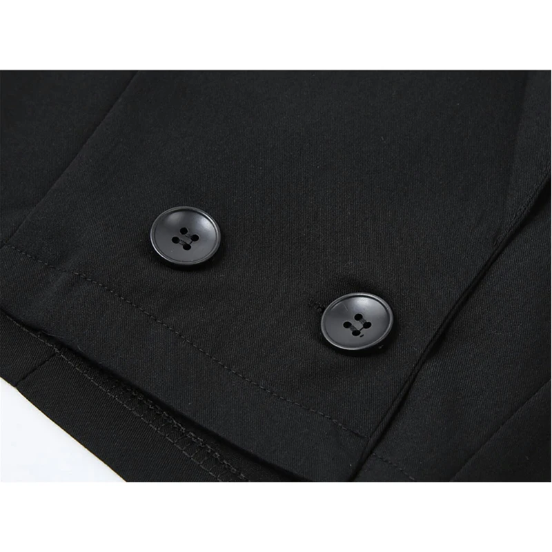 Women's Punk Gothic Black Blazer 2021 Summer New Harajuku Streetwear Metal Chain Short Coat Ladies Fashion E-Girl Aesthetic Suit
Women's Punk Gothic Black Blazer 2021 Summer New Harajuku Streetwear Metal Chain Short Coat Ladies Fashion E-Girl Aesthetic Suit