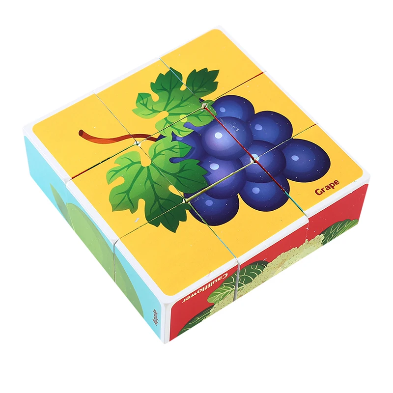 Nine Puzzle Six-sided 3D Jigsaw Cubes Puzzles Tray Wooden Storage Toys Accessories For Children Kids Educational Funny Games
Nine Puzzle Six-sided 3D Jigsaw Cubes Puzzles Tray Wooden Storage Toys Accessories For Children Kids Educational Funny Games