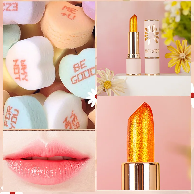 2 Colors Temperature Change Lipstick Makeup Repair Dull Jelly Lip Balm Waterproof Not Stick Cup Lip Gloss Cosmetics TSLM1
2 Colors Temperature Change Lipstick Makeup Repair Dull Jelly Lip Balm Waterproof Not Stick Cup Lip Gloss Cosmetics TSLM1