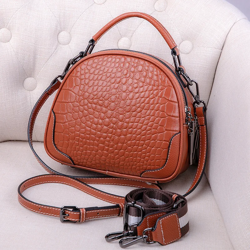 Women Crocodile Top-handle Bag Genuine Leather Shoulder Bag Ladies 2021 New Luxury Design Small Round Bags For Female
Women Crocodile Top-handle Bag Genuine Leather Shoulder Bag Ladies 2021 New Luxury Design Small Round Bags For Female