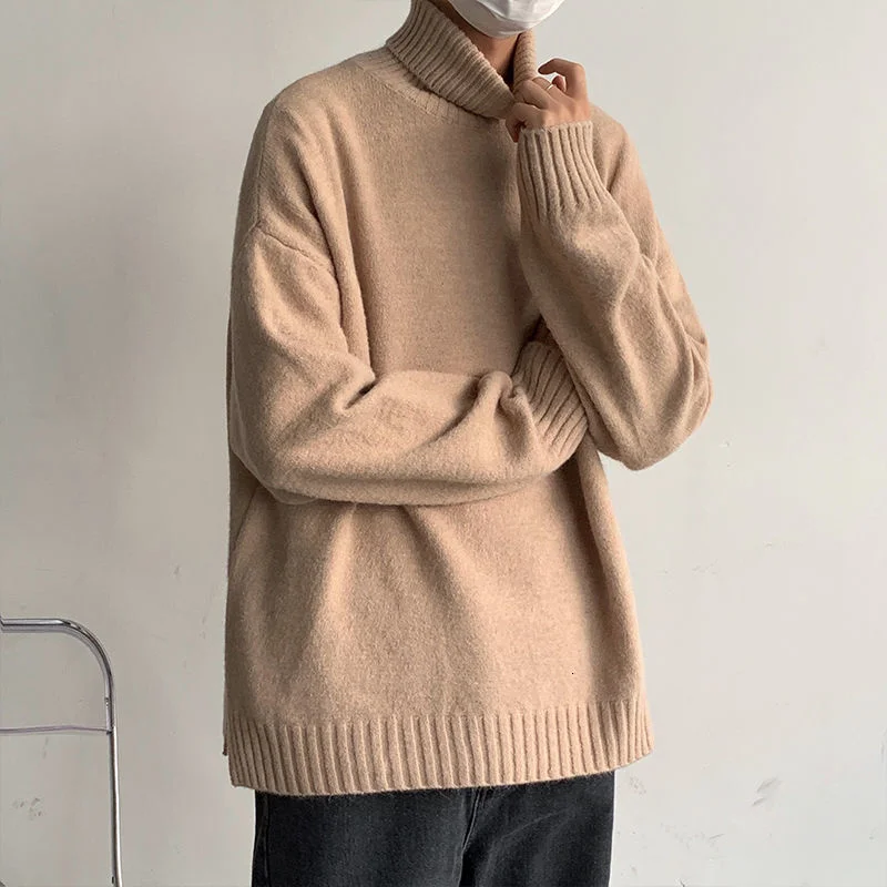 Men's Autumn And Winter White Turtleneck Sweater Trendy Male Korean Trend Ins Loose Knitwear Oversize Pulloer Tops 9Y9469
Men's Autumn And Winter White Turtleneck Sweater Trendy Male Korean Trend Ins Loose Knitwear Oversize Pulloer Tops 9Y9469