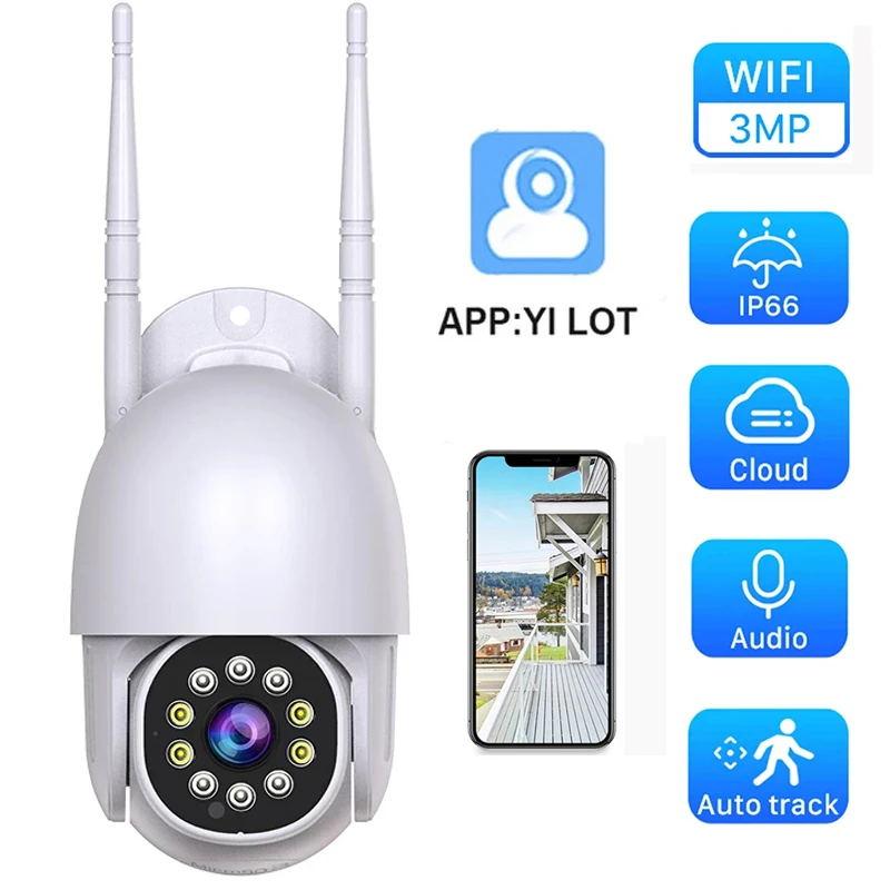 HONTUSEC HD 3MP PTZ Wifi IP Camera Outdoor 4X Digital Zoom AI Human Detect Speed Dome PTZ Network CCTV Surveillance APP YI LOT
HONTUSEC HD 3MP PTZ Wifi IP Camera Outdoor 4X Digital Zoom AI Human Detect Speed Dome PTZ Network CCTV Surveillance APP YI LOT