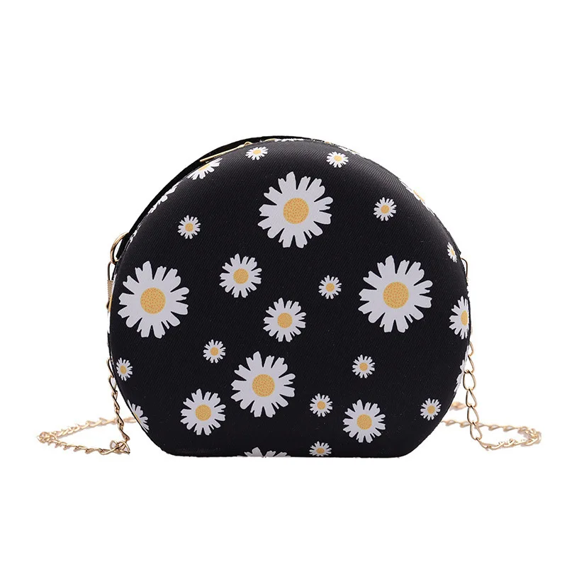 Popular small bag new fashion small round bag ins shoulder bag holding diagonal bag