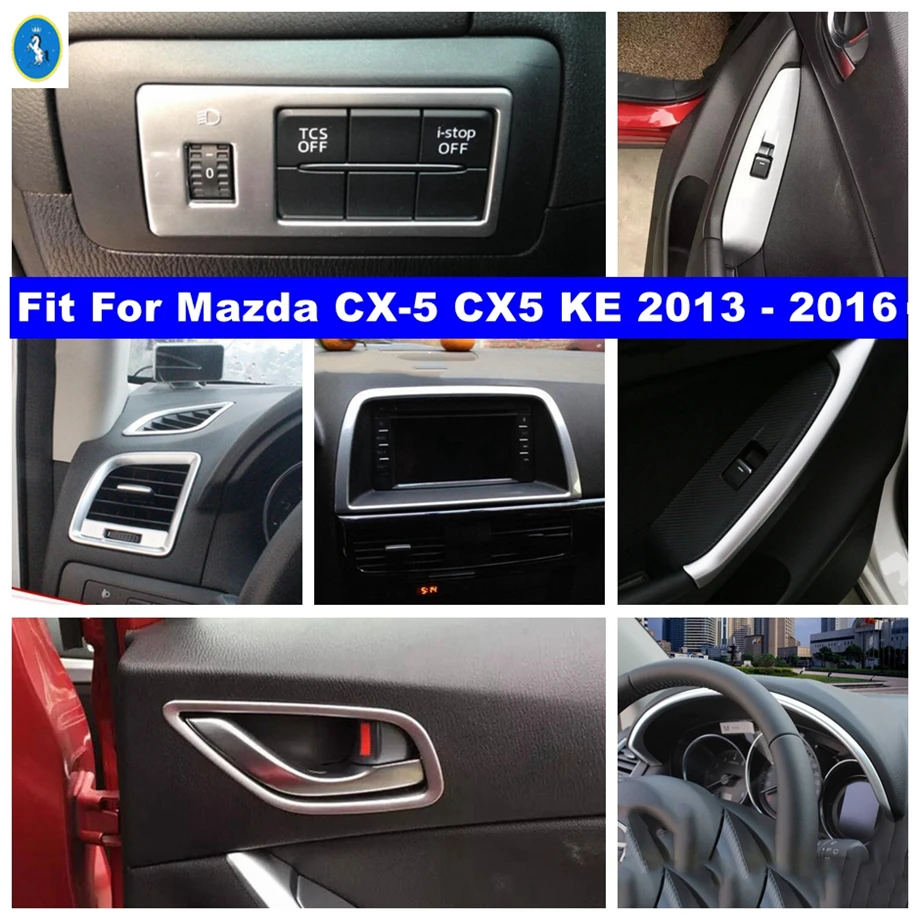 Matte Interior Accessories Glass Lift Button GPS Dashboard Lights Control Panel Cover Trim Fit For Mazda CX-5 CX5 KE 2013 - 2016
Matte Interior Accessories Glass Lift Button GPS Dashboard Lights Control Panel Cover Trim Fit For Mazda CX-5 CX5 KE 2013 - 2016