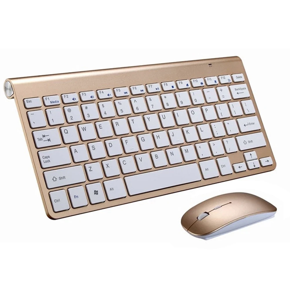 2.4G Wireless Keyboard And Mouse Kit Keypad Ultra-Slim For Android IOS PC Laptop Notebook Mac Desktop TV Box Office Supplies | Компьютеры
