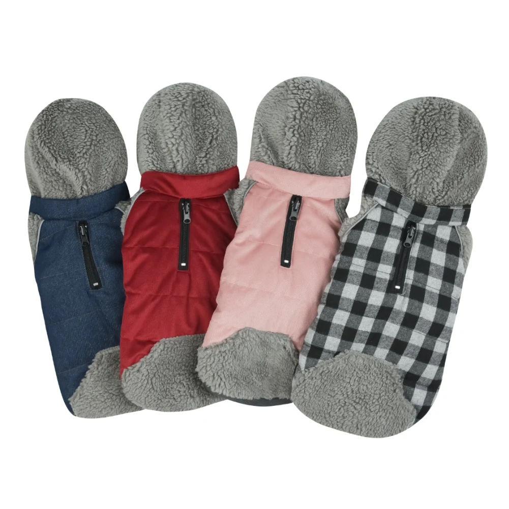 Winter Warm Large Pet Dog Jacket Double-Sided Fleece Sweater Dog Clothes Hoodie Reflective Dog Coat For Labrador French Bulldog
Winter Warm Large Pet Dog Jacket Double-Sided Fleece Sweater Dog Clothes Hoodie Reflective Dog Coat For Labrador French Bulldog
