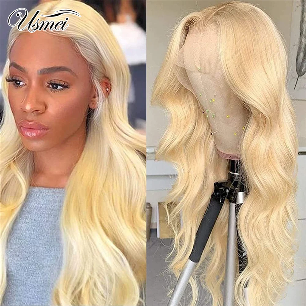 Usmei 30 Inch Synthetic Lace Front Wig 613 Blonde Pre Plucked with Baby Hair Body Wave T-Part Lace Wig Blond Wigs for Women
Usmei 30 Inch Synthetic Lace Front Wig 613 Blonde Pre Plucked with Baby Hair Body Wave T-Part Lace Wig Blond Wigs for Women