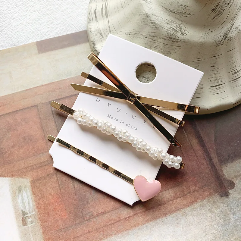 3pcs/set Girls Fashion Bow Pearl Heart Hairpins Hair Ornament Bangs Hair Clips Barrette Styling Tools Headress Hair Accessories
3pcs/set Girls Fashion Bow Pearl Heart Hairpins Hair Ornament Bangs Hair Clips Barrette Styling Tools Headress Hair Accessories