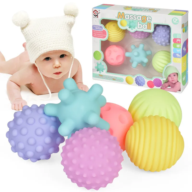 Soft Rubber Multi-texture Baby Hand Ball Toy 3-6-12 Months Baby Learns To Crawl Educational Tactile Sensory Massage
Soft Rubber Multi-texture Baby Hand Ball Toy 3-6-12 Months Baby Learns To Crawl Educational Tactile Sensory Massage