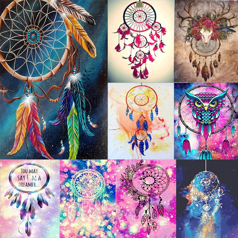 Dream catcher Bohemian DIY Diamond Painting Feather Dream catcher Diamond Embroidery Cross Stitch Rhinestone Mosaic Painting
Dream catcher Bohemian DIY Diamond Painting Feather Dream catcher Diamond Embroidery Cross Stitch Rhinestone Mosaic Painting