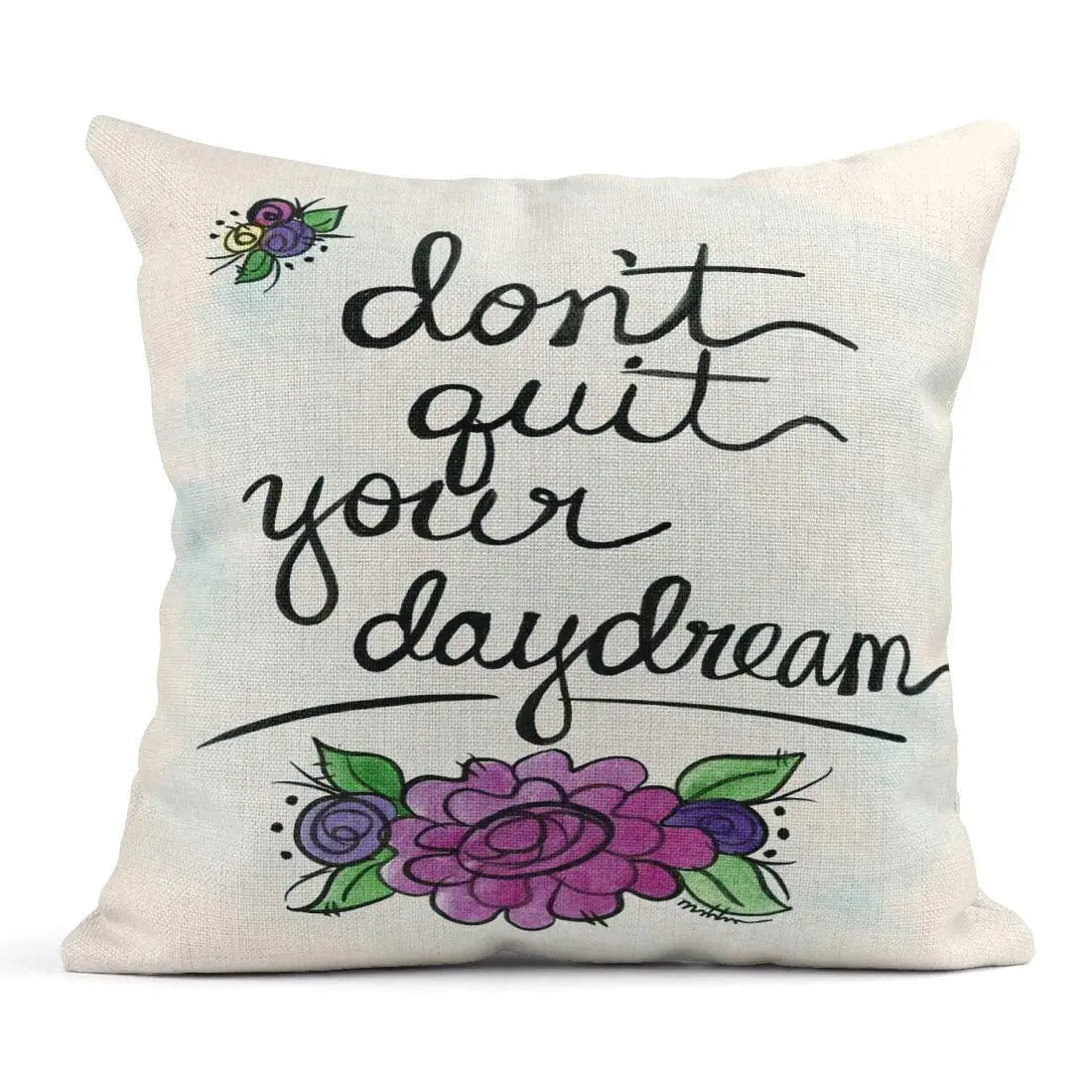 Linen Throw Pillow Cover Case Daydream Floral Decorative Pillow Cases Covers Home Decor Square 20 x 20 Inches Pillowcases
Linen Throw Pillow Cover Case Daydream Floral Decorative Pillow Cases Covers Home Decor Square 20 x 20 Inches Pillowcases