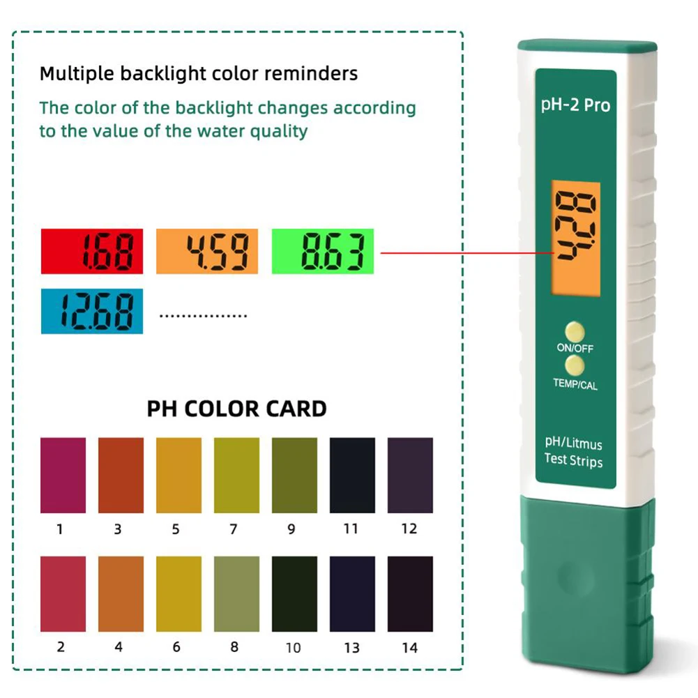 PH Meter TDS Tester Digital Water Quality Monitor Purity Tool Aquarium Acidimeter Water PH Acidity Meter for Aquarium PPM
PH Meter TDS Tester Digital Water Quality Monitor Purity Tool Aquarium Acidimeter Water PH Acidity Meter for Aquarium PPM
