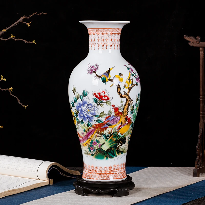 37CM Jingdezhen Ceramic Vase Pottery Decoration living room Flower arrangement Modern Home Simple TV Cabinet Christmas Gift
37CM Jingdezhen Ceramic Vase Pottery Decoration living room Flower arrangement Modern Home Simple TV Cabinet Christmas Gift
