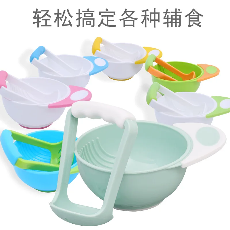 Children's complementary food grinding bowl baby manual food conditioner Grinding handle Grinding bowl and grinding stick set
Children's complementary food grinding bowl baby manual food conditioner Grinding handle Grinding bowl and grinding stick set
