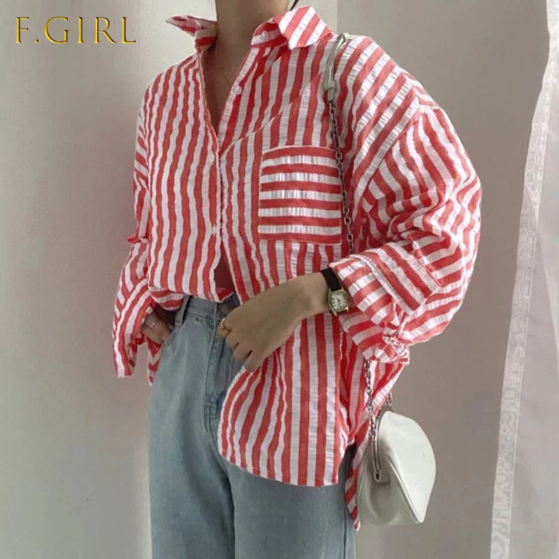 Women's Striped Tops ZANZEA 2021 Stylish Spring Shirts Casual Long Sleeve Blusas Female Lapel Button Tunic Oversized Chemise
Women's Striped Tops ZANZEA 2021 Stylish Spring Shirts Casual Long Sleeve Blusas Female Lapel Button Tunic Oversized Chemise