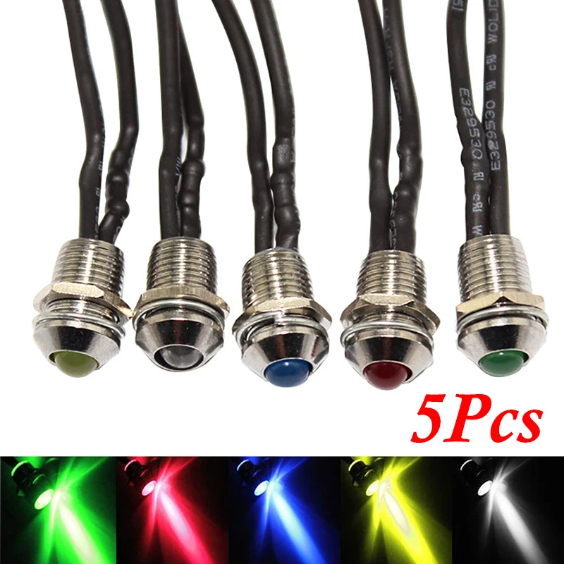 Metal Indicator Light Boat Car Dash Dashboard Holder LED Lamp Multi-Color 10mm
Metal Indicator Light Boat Car Dash Dashboard Holder LED Lamp Multi-Color 10mm