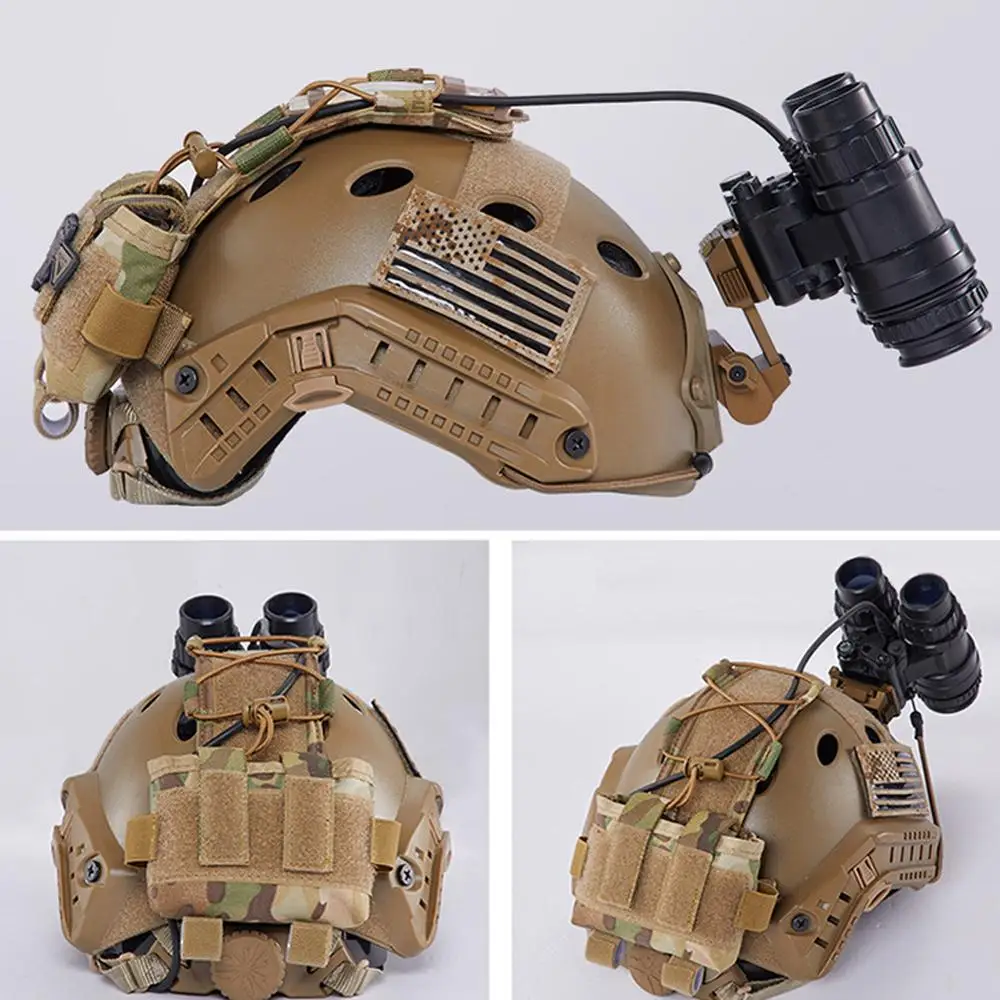 Тактический чехол MK2 для аккумулятора шлема страйкбола охоты камуфляжной